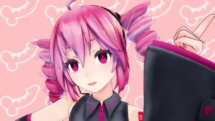 MMD Hentai Kasane Teto Fukkireta Pink Pussy