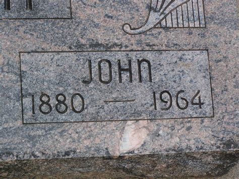 John Ficken 1880 1964 Memorial Find A Grave