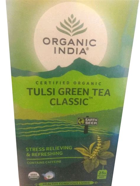 Tulsi Green Tea Classic Granules Packaging Size 25 Infusion Bags At