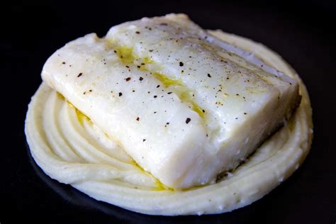 Bacalao Con Parmentier De Patata Receta Deliciosa Confitada Y Muy Sencilla