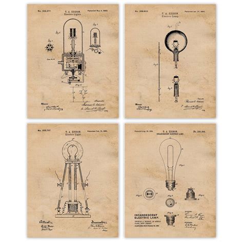 Our Documents Light Bulb Thomas Edison Patent