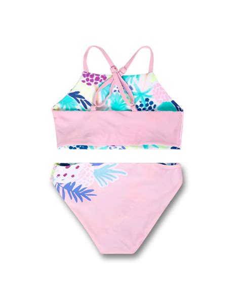 Comprar Bikini reversible estampado morado niña Malibu tuc tuc Canarias