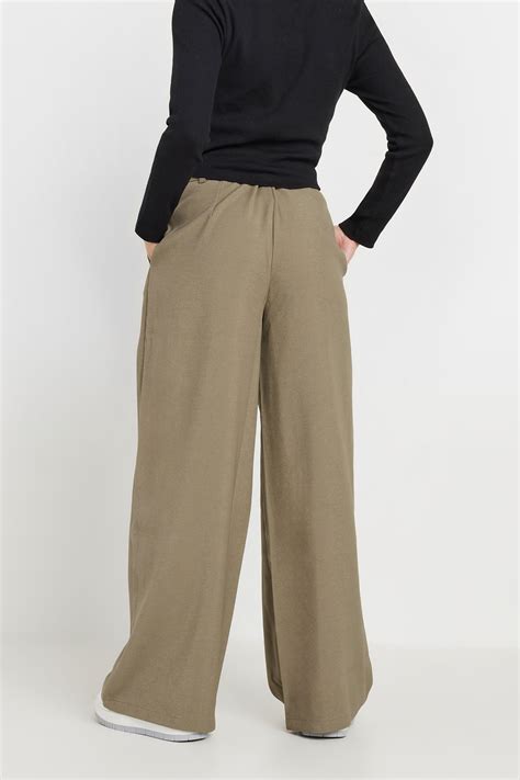 Pixiegirl Petite Womens Moacha Brown Wide Leg Belted Trousers Pixiegirl