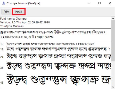 Bengali Font Installation Instruction Bangla Fonts Installation Guide