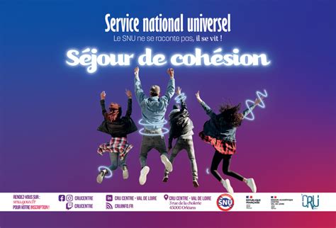 SNU le séjour de cohésion en région Centre Val de Loire