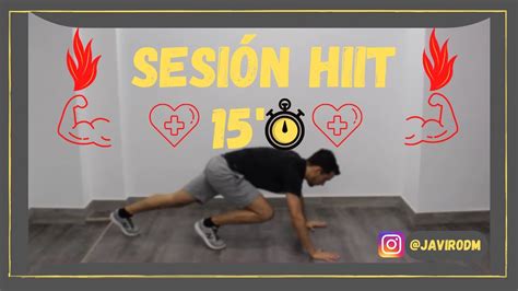 🏋 Entrenamiento Hiit Para Principiantes En Casa🏋 15 Minutos 🔥a