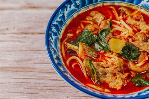 Malatang Chinese Spicy Numbing Hot Soup Stock Image Image Of Traditional Meat