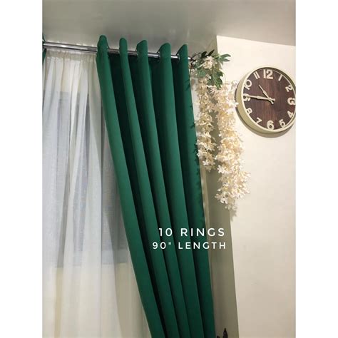 BLOCKOUT PER PC Curtains Newest Palette Pastel Nude Pink Ever Green Gray High Quality Dimmer 7ft