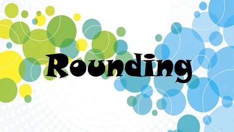 rounding math support