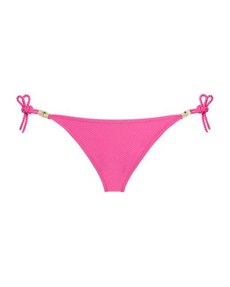 Heidi Klein Tie Side Triangle Bikini Top In Pink Lyst