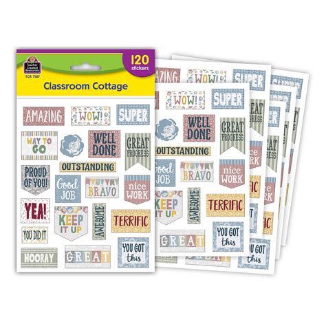 Classroom Cottage Stickers Tcr7187 Teacher Created Resources