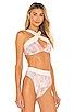 KYA Coco Reversible Bikini Top In Rose Quartz Rose Gold REVOLVE