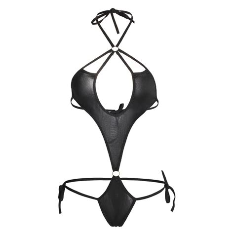 Tarzngglop Womens G String Slingshot Mocro Bikini Extreme Slutty Sexy One Piece Swimsuit Bathing