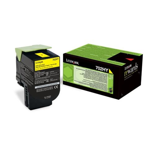 LEXMARK TONER AMARILLO RETORNABLE 702XM Cartuchos De Tinta Y Toner C