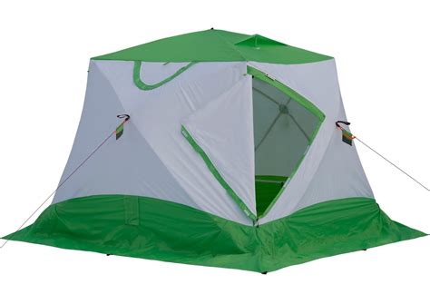 Зимняя палатка ЛОТОС Куб 4 Классик Термо (лонг) (утепленный тент ...