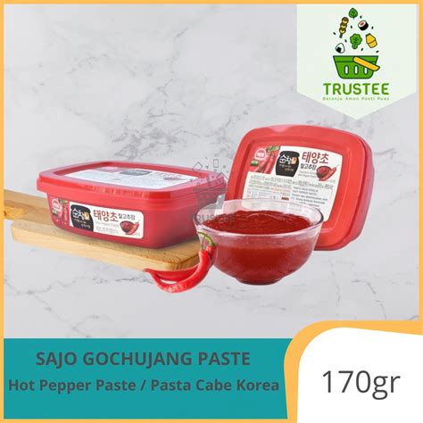 Sajo Gochujang Gr Korean Sambal Paste Hot Pepper Paste Shopee Malaysia