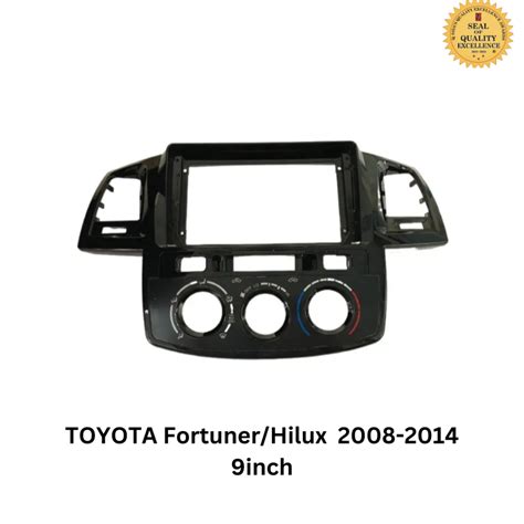 Toyota Fortuner Hilux 2008 2014 Head Unit Panel Frame 9 Inches