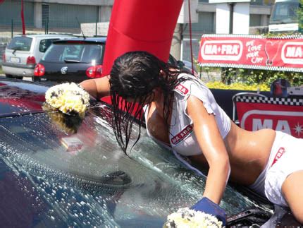 Car In Bikini Car WashCar In