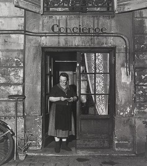 Robert Doisneau 2 Works Une Concierge Untitled Couple Seen