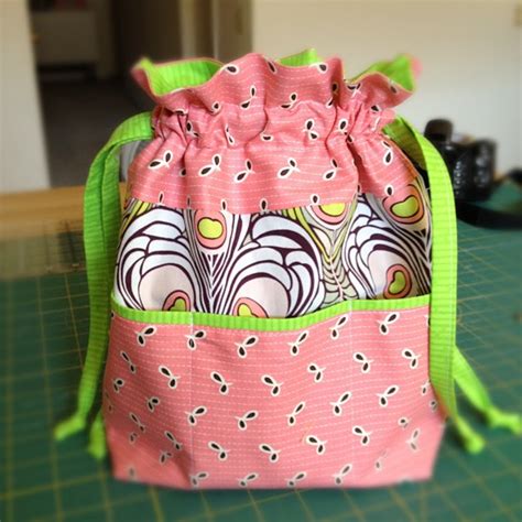 Adding A Pocket To Drawstring Bag