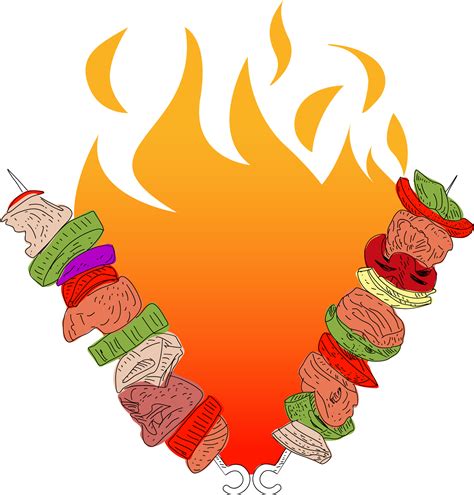 Shish Kebab Logo Design Png 15723727 Png