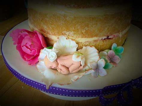 Baby Shower Naked Cake Cake By Rhian Higgins Home Cakesdecor
