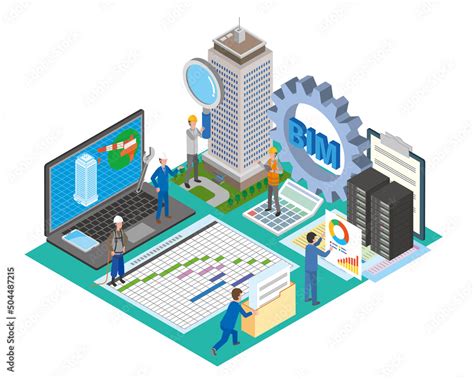 bim stock vector adobe stock