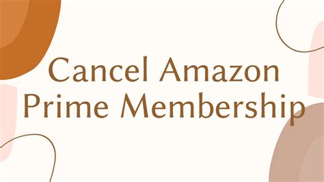 How To Cancel Your Amazon Prime Subscription