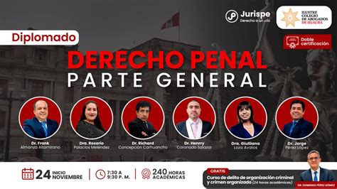 Diplomado En Derecho Penal Parte General Gratuito Y Certificaci N