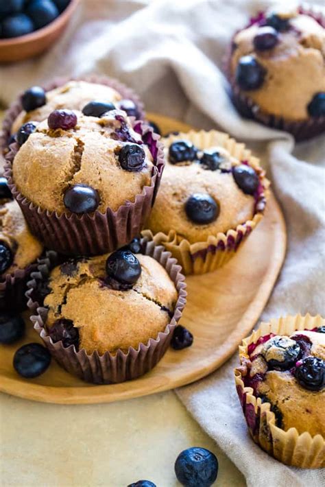 Low Fat Blueberry Muffins The Seaside Baker