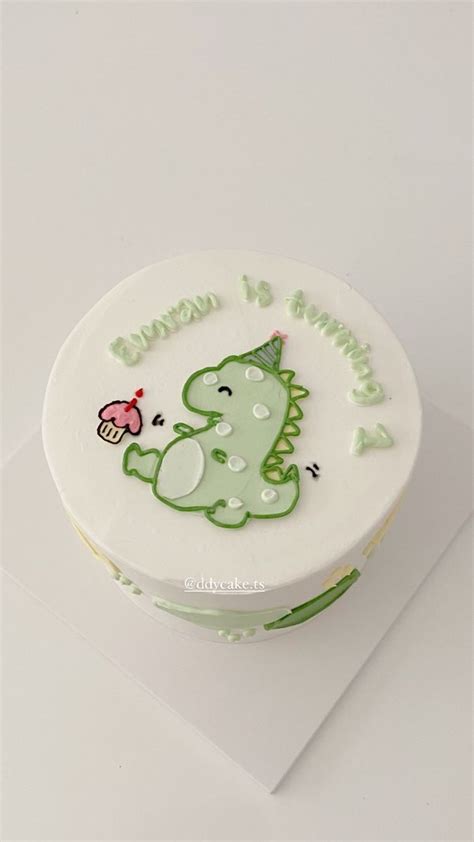 Birthday Cake Dino Ddycake Ts Di Kue Dinosaurus Kue Pesta Kue