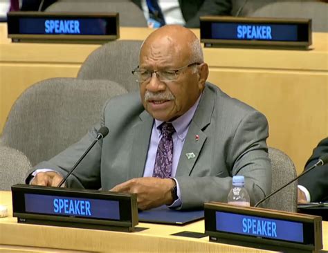 Fiji's Prime Minister Champions Climate Justice at UN General Assembly
