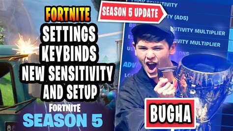 Bugha New Fortnite Settings Keybinds New Sensitivity And Setup