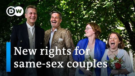 Switzerland S First Same Sex Couples Get Legally Married DW News YouTube