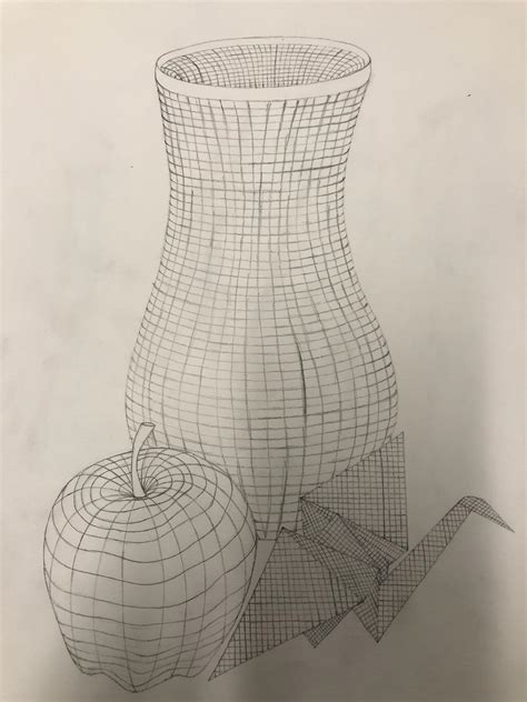 cross contour line drawing 4