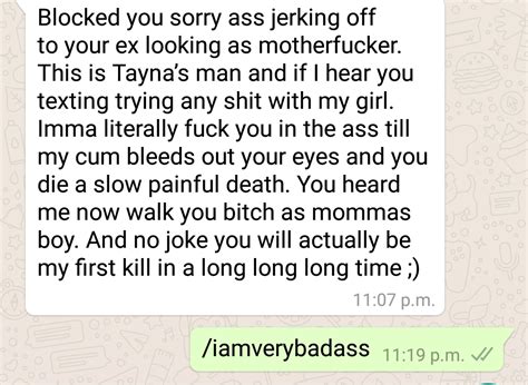 Fuck You In The Ass Till Cum Bleeds Pit Your Eyes R BrandNewSentence