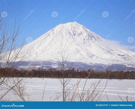 Koryak Volcano Stock Image Image Of Close Shot Kamchatka 64812761