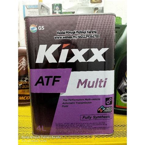 Kixx ATF Multi Fully Synthetic (4L) | Shopee Malaysia