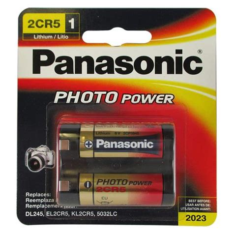 Panasonic 2CR5 6V Lithium Battery 1 Pack – Continent-Wide