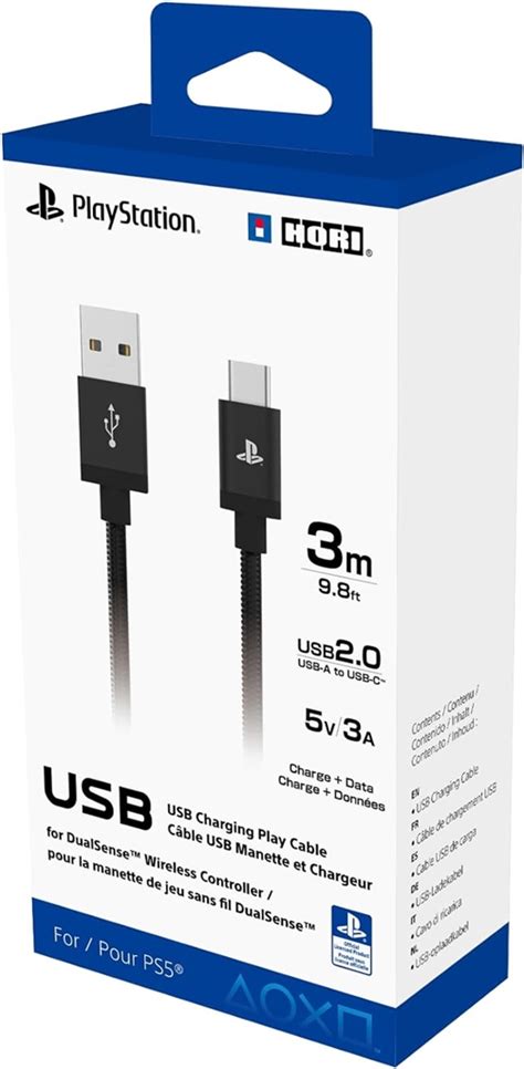 Hori Dualsense Controller Charge Cable Ps5 🔌 Skladem Pouze Za 439 Kč