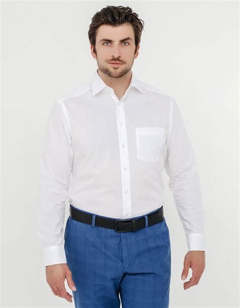 Белые мужские рубашки Royal Class, прямые, 2 шт. - артикул 88226499 ...