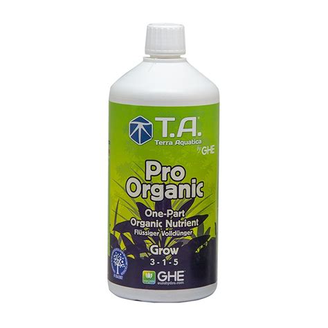 Terra Aquatica Ghe Pro Organic Grow Ml Growth Fertilizer