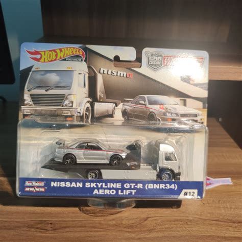 Jual Hot Wheels Team Transport Nissan Skyline R34 Bnr34 Nismo Tt Rlc Rare Jakarta Utara