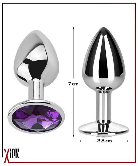 PLUG ANAL CON JOYA PÚRPURA TALLA S IxionMan