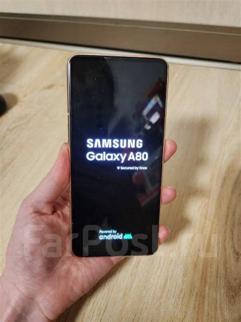 Samsung galaxy A80, 128 гб, 6.70", золотой, розовый, 4G LTE, Dual-SIM ...