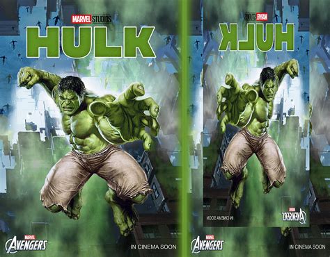 Movies poster design | Hulk, avengers | official poster :: Behance