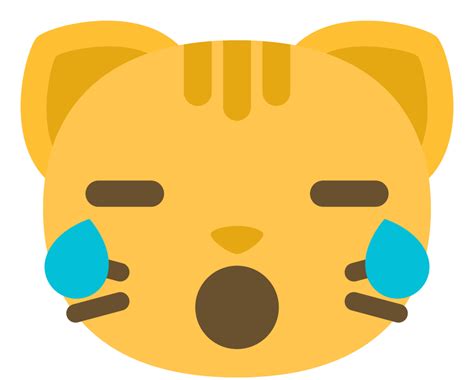 Emoji Cat Face Cry 1199191 Png