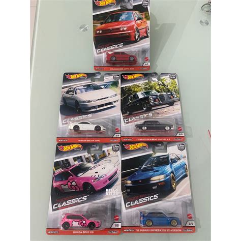 Hot Wheels Premium Car Culture Modern Classic Volkswagen Jetta Mk Subaru Imprezza B Sti