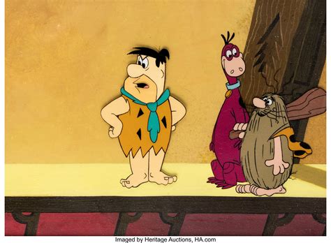 The Flintstone Comedy Show Fred Flintstone, Dino, and Captain | Lot ...