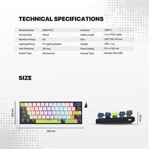 FANTECH MORI 您 EDITION MECHANICAL KEYBOARD HOT SWAPPABLE SWITCHES